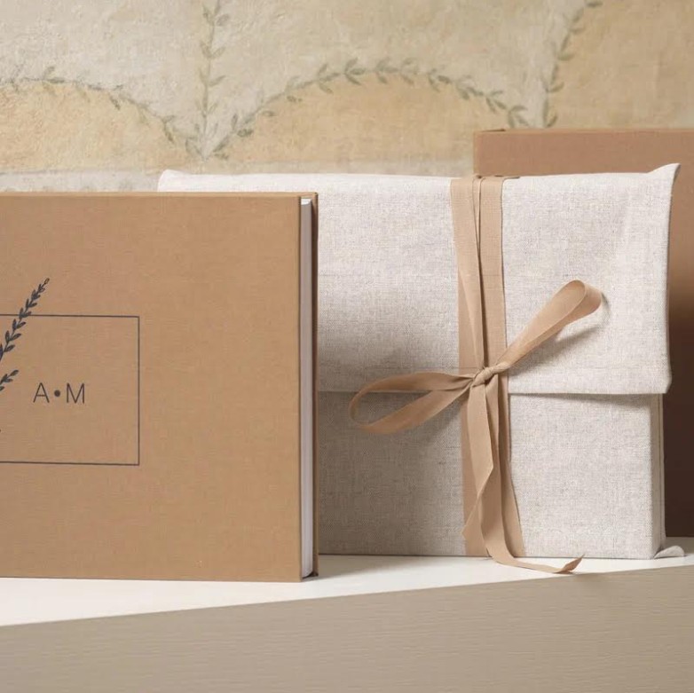 cover fotoalbum di tessuto