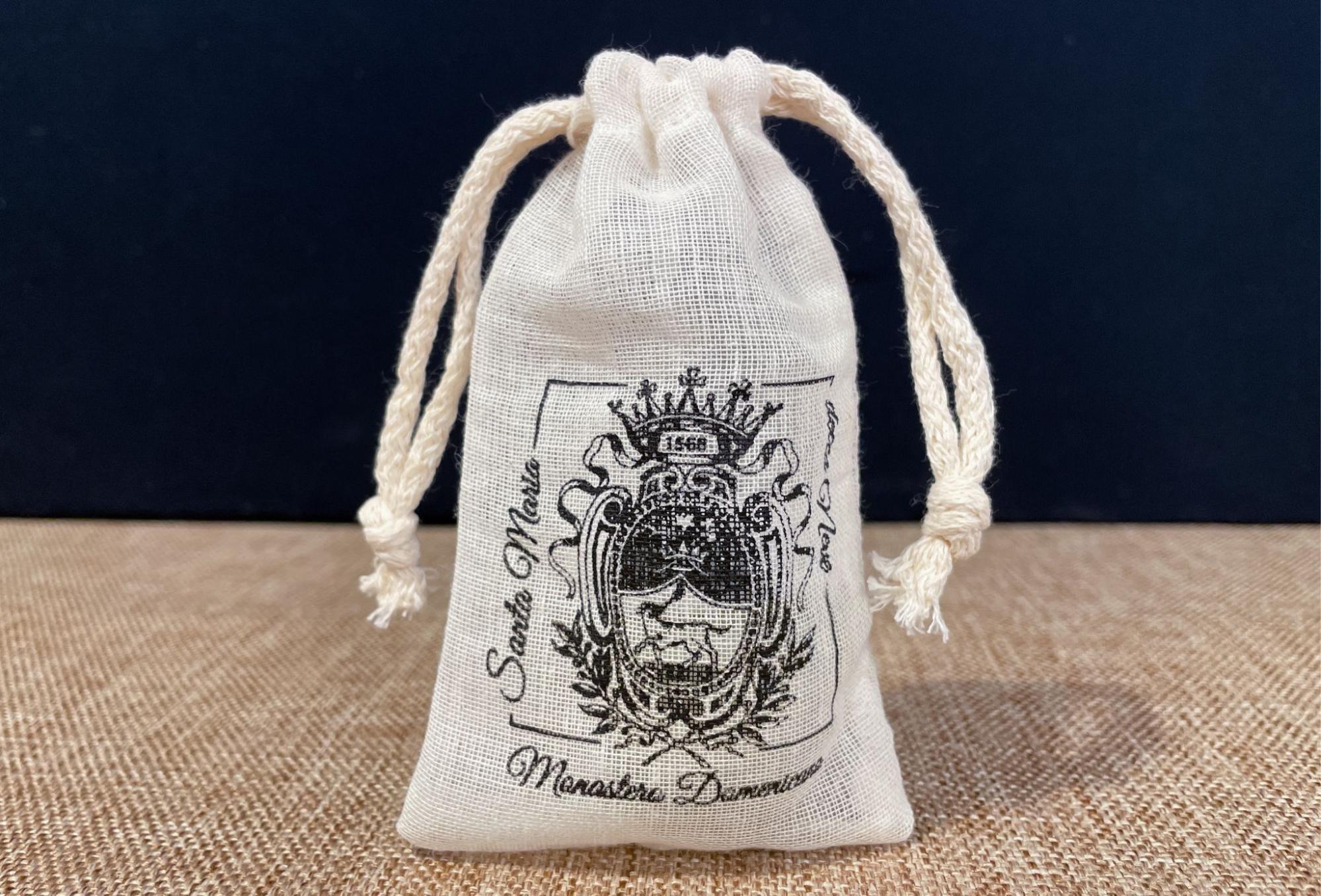 sacchetto di tessuto antica spezieria bianco