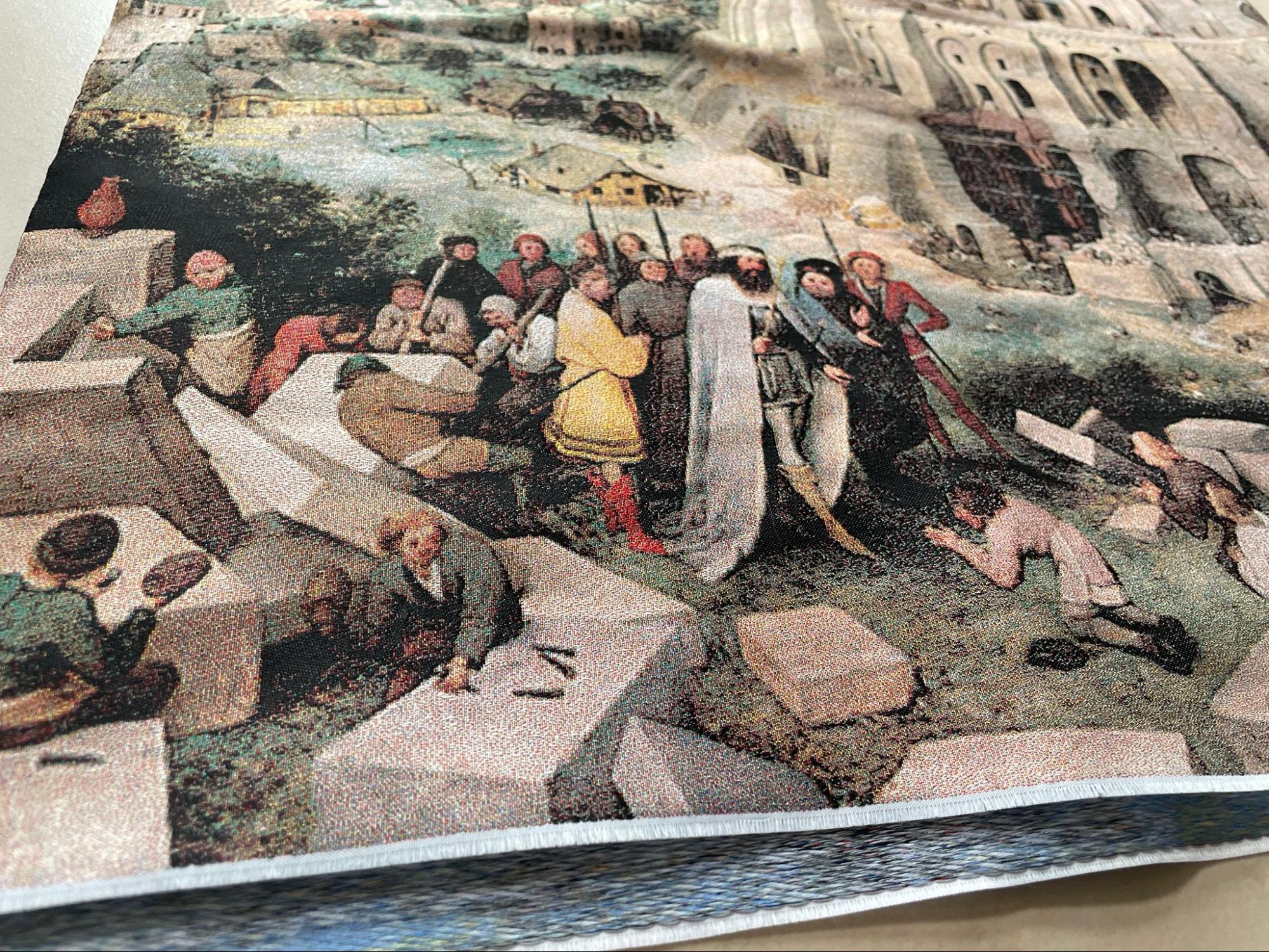 stampa su tessuto jacquard