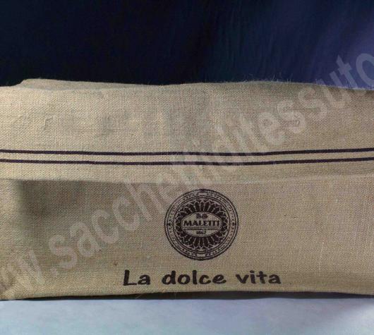 Bauletto in juta per salumi e formaggi 