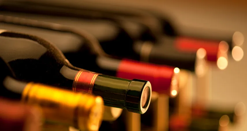 Confezione regalo bottigli in sacchetti tessuto