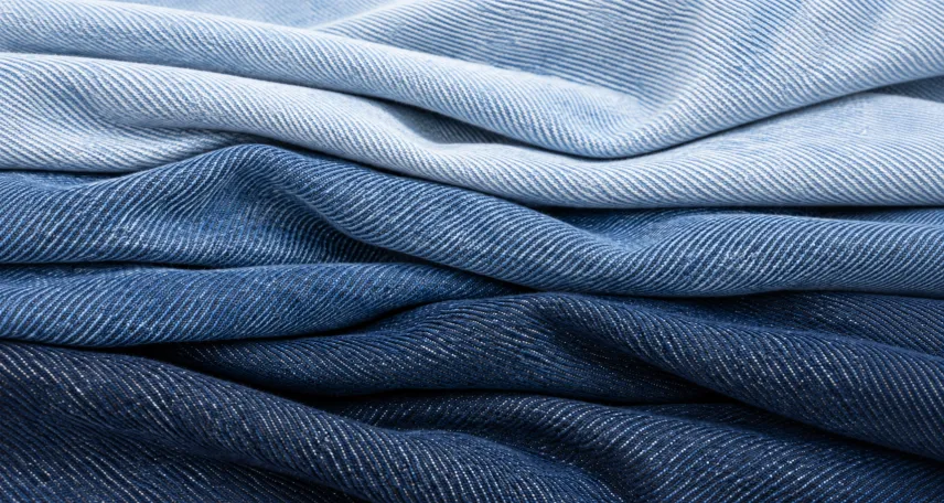 tessuto in jeans denim 