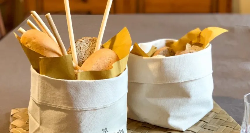 portapane in tessuto