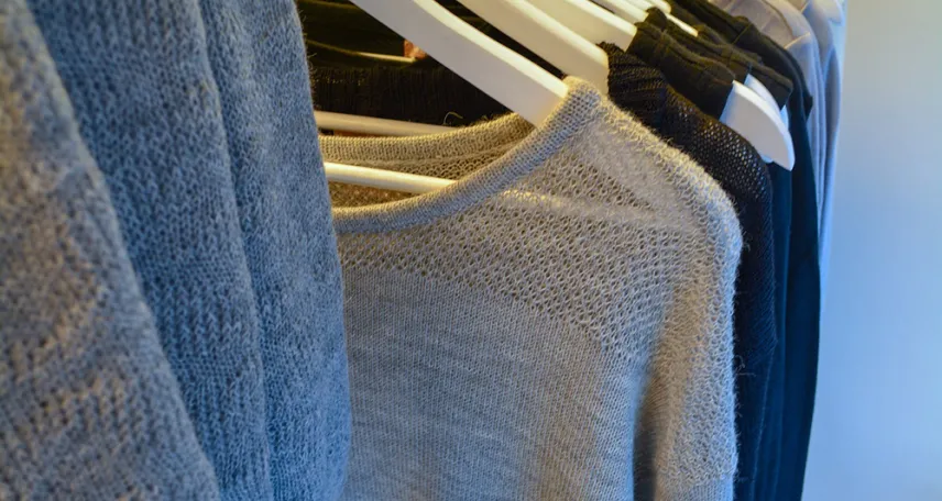 Proteggere armadio con sacchetti di tessuto