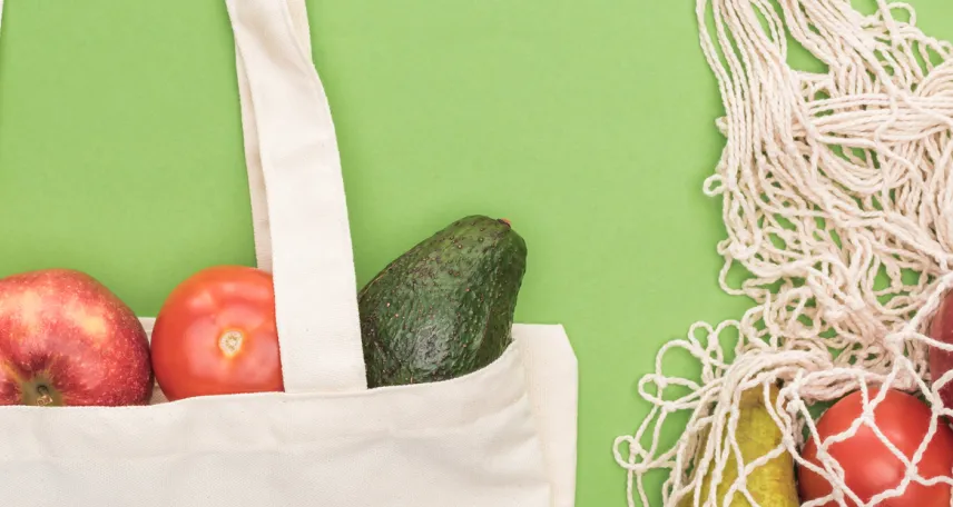 sacchetti cotone grezzo come alternativa alla plastica