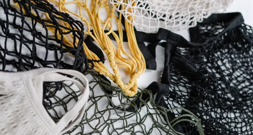 Sacchetti tessuto rete mare