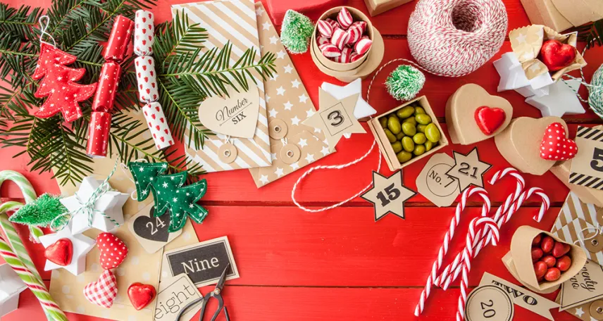 sacchetti tessuto idee per natale