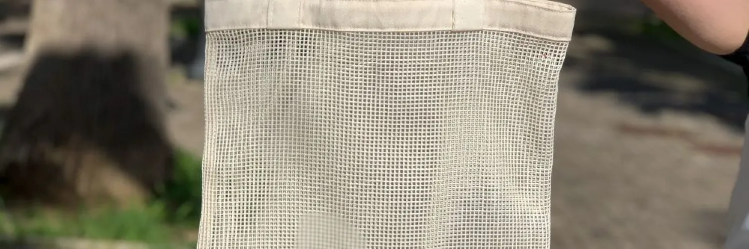 Borsa rete in cotone - Donna - Borse - di daniela 2015 | su MissHobby