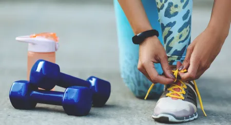 sacchetti di tessuto nel settore fitness