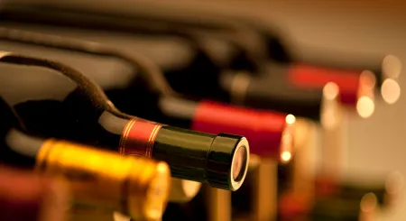 Confezione regalo bottigli in sacchetti tessuto