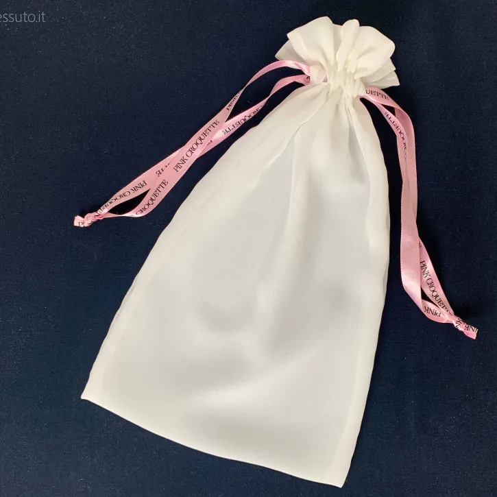 Sacchetto in tessuto georgette 