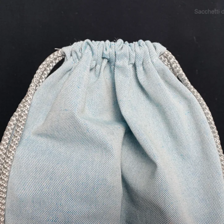 Zaino in cotone melange con divisorio 4 