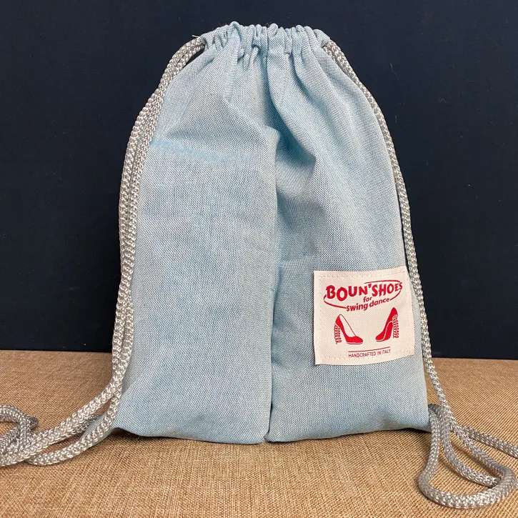 Zaino in cotone melange con divisorio