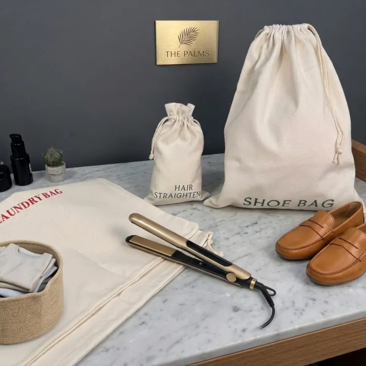 Sacchetti cotone per kit cortesia Hotel 3 