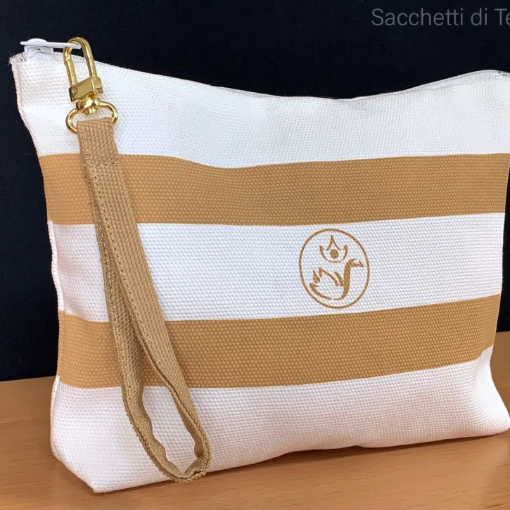 pochette porta trucchi in cotone canvas 2