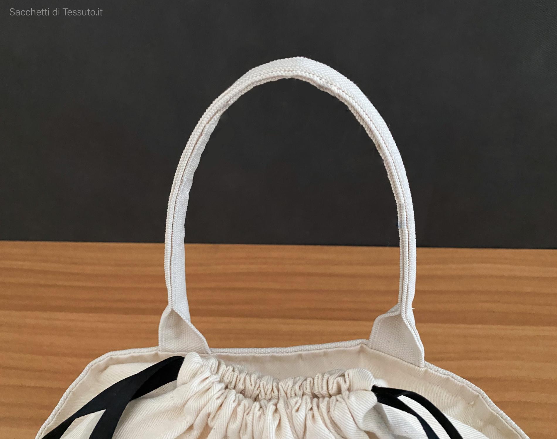 Borsa a sacchetto top