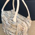 Borsa pochette in misto lino 3