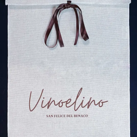 Cover di cotone con chiusura a patella 