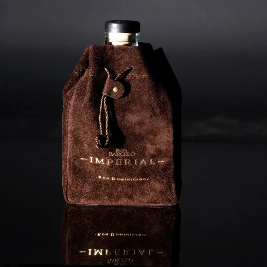 Sacchetto cover in alcantara per bottiglie