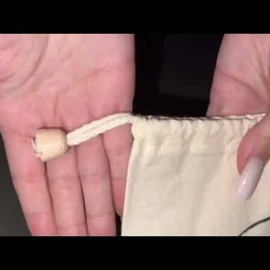 Sacchetto cotone con coprinodi