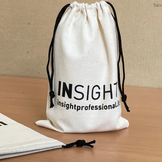 Sacchetti di cotone naturale per cosmetici e makeup