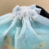 Muslin cotton bag detail