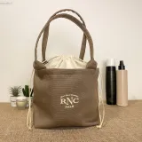 Canvas cotton bag and natural cotton with finished handles