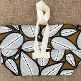 Pochette roulée en coton imprimé 3