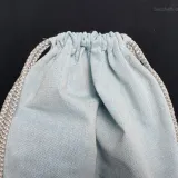 Zaino in cotone melange con divisorio 4 