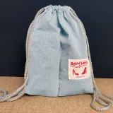 Zaino in cotone melange con divisorio