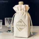 Porte-bouteilles en velours pour gin et liqueurs