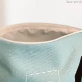 canvas makeup bag with inner lining