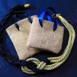 Jute bag for costume jewelry