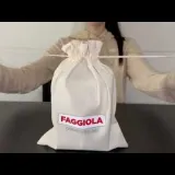 Sacchetto in cotone naturale per formaggi