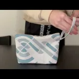 Pochette in cotone Panama stampato