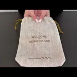 Sacchetto lino fiammato