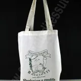 Shoppers in natural cotton customized with screen printing