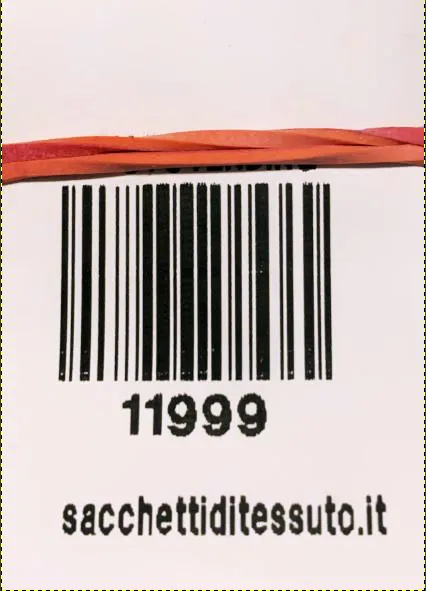 Code-barres EAN pour sachets en filet vending