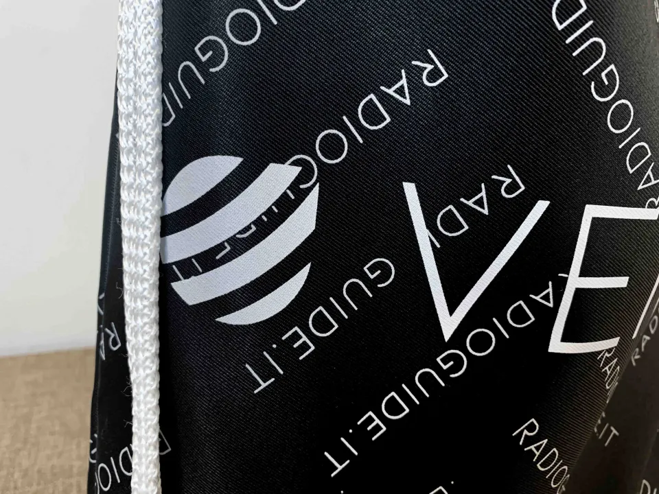 Détail du sac à dos en nylon