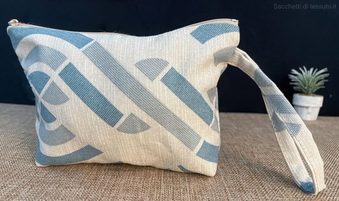 Pre-printed Panama cotton pouch