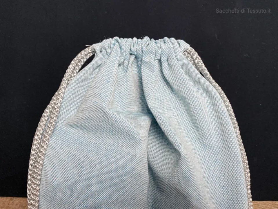 Zaino in cotone melange con divisorio 4 