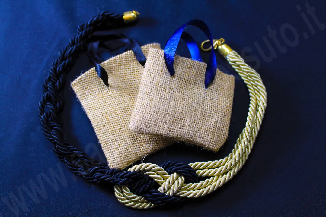 Jute bag for costume jewelry