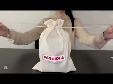 Sacchetto in cotone naturale per formaggi