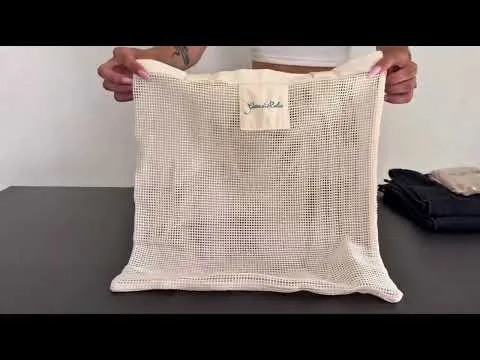 Borsa in rete cotone ecologico