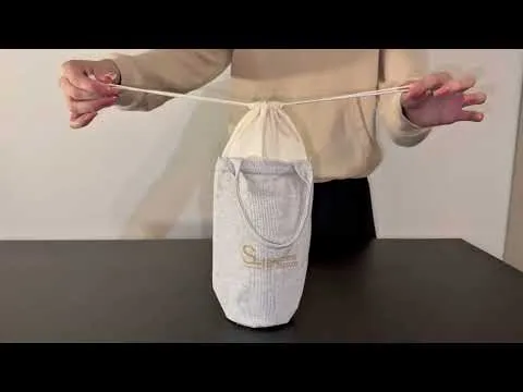 Secchiello in cotone ecologico con manici