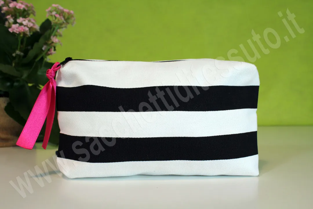 heavy organic cotton canvas makeup pouch