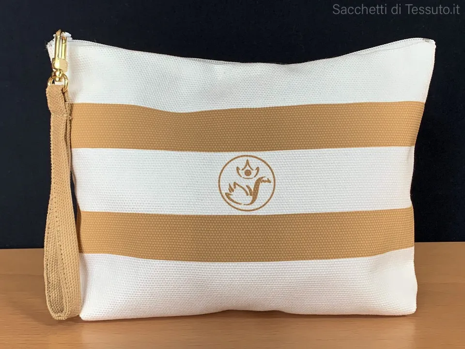 pochette porte-truc en coton canvas
