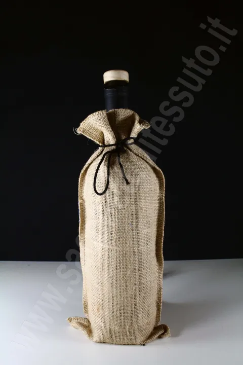 porte-bouteilles en jute
