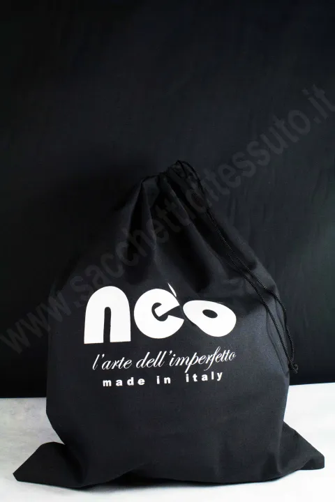 Sac en coton noir pour sacs et chaussures