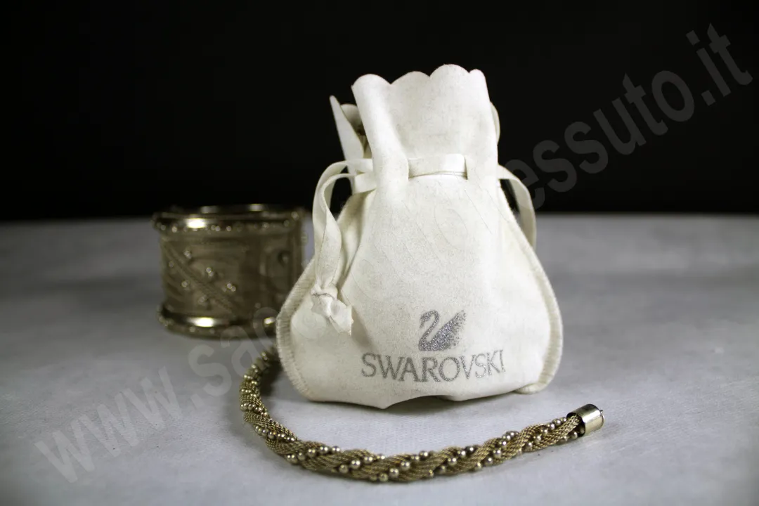 Amphora bags for costume jewelry in faux suede alcantara
